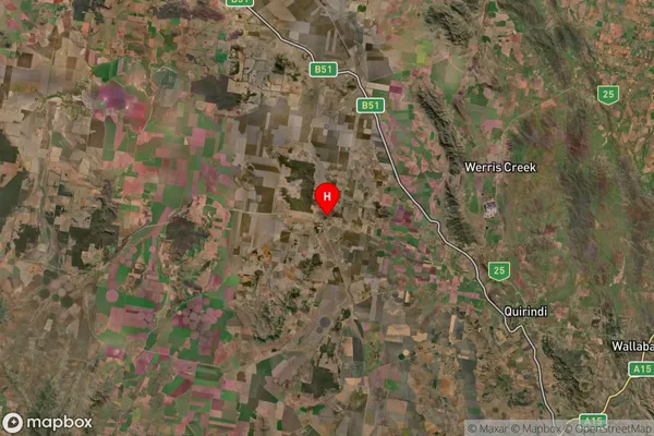 Caroona,New South Wales Satellite Map