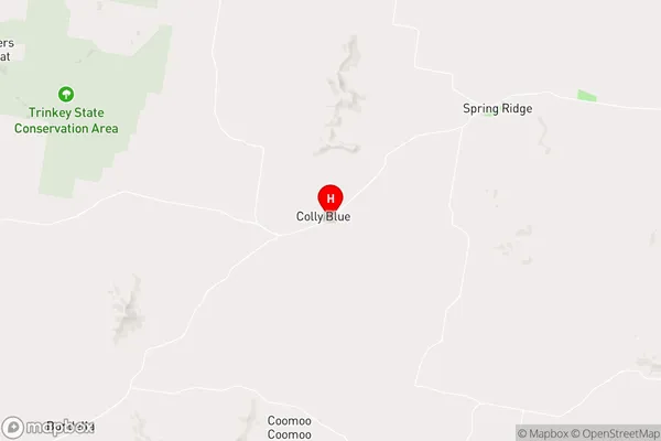 Colly Blue,New South Wales Area Map