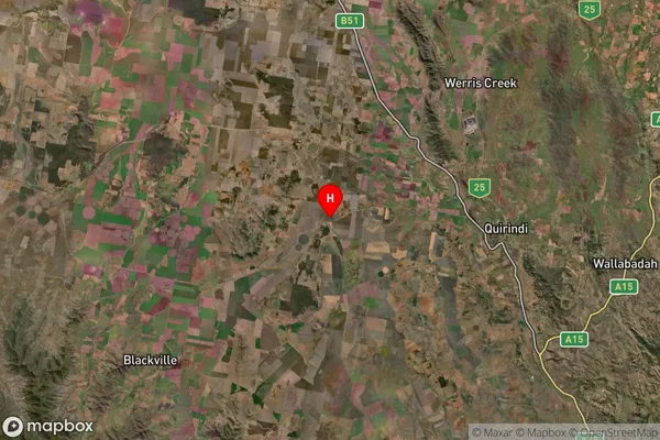 Pine Ridge,New South Wales Satellite Map