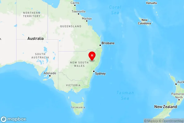 Quirindi,New South Wales Region Map