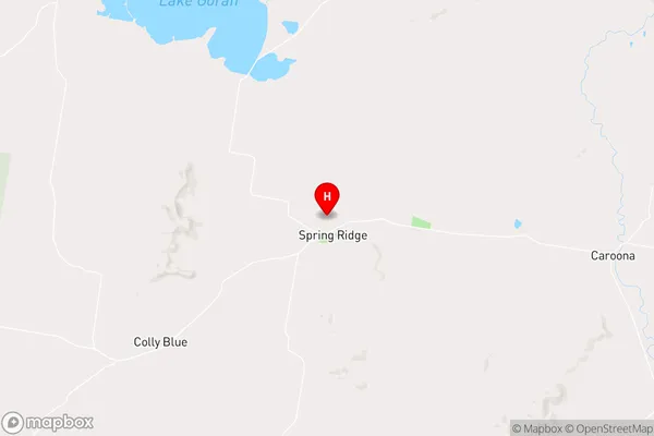 Spring Ridge,New South Wales Area Map