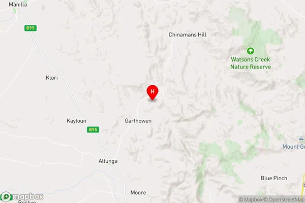 Garthowen,New South Wales Area Map