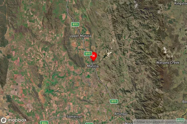 Manilla,New South Wales Satellite Map