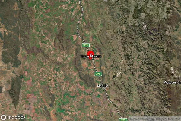 Upper Manilla,New South Wales Satellite Map