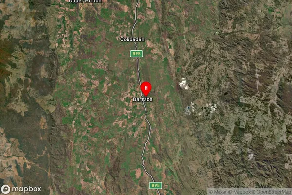 Barraba,New South Wales Satellite Map