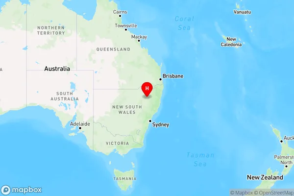 Barraba,New South Wales Region Map