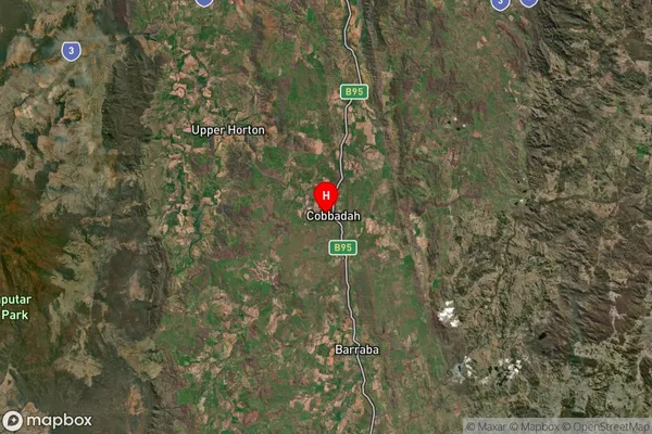 Cobbadah,New South Wales Satellite Map