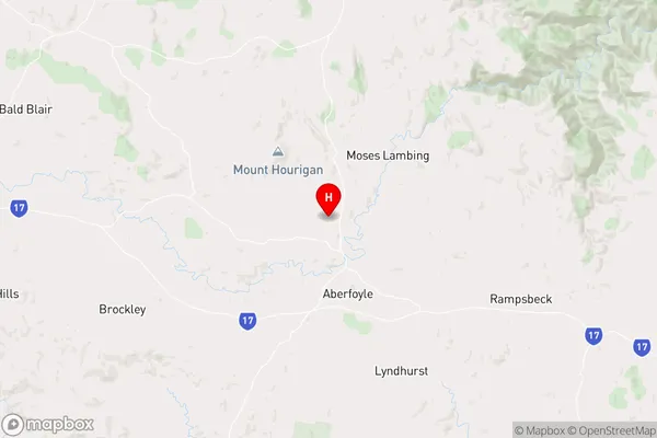 Aberfoyle,New South Wales Area Map