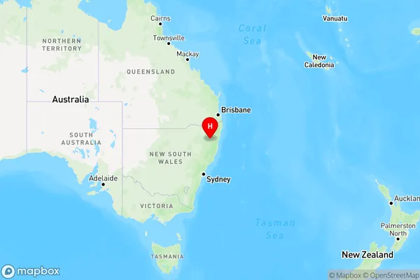 Aberfoyle,New South Wales Region Map