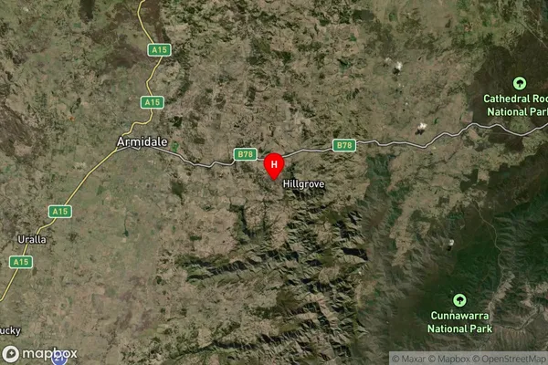 Metz,New South Wales Satellite Map