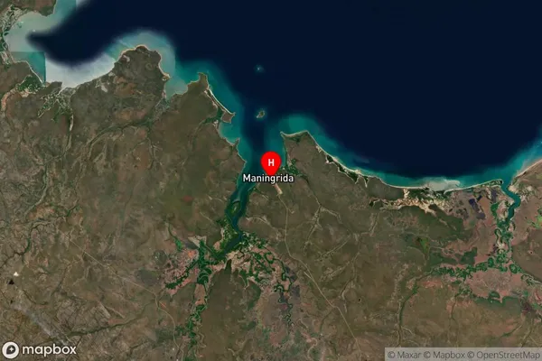 Maningrida,Northern Territory Satellite Map