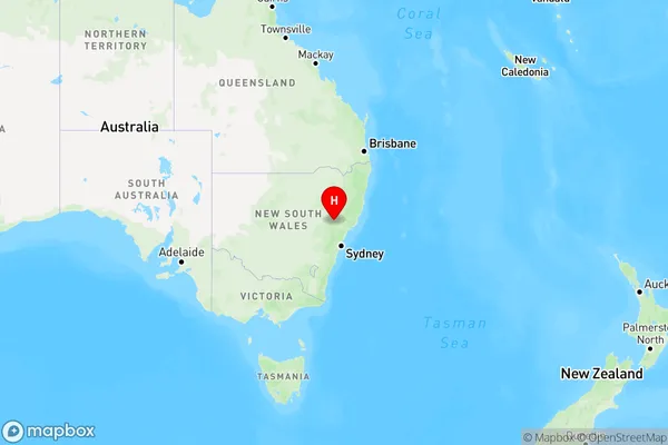 Hollydeen,New South Wales Region Map