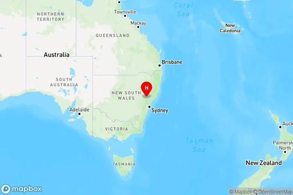 Martindale,New South Wales Region Map