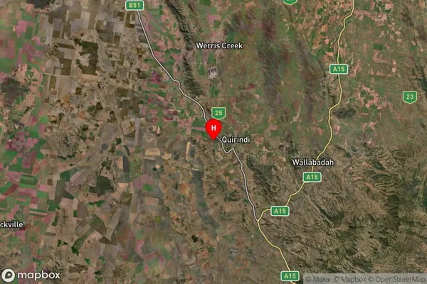 Borambil,New South Wales Satellite Map