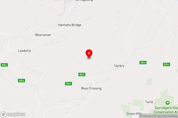 Uarbry,New South Wales Area Map