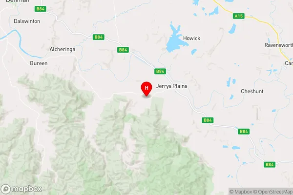 Appletree Flat,New South Wales Area Map