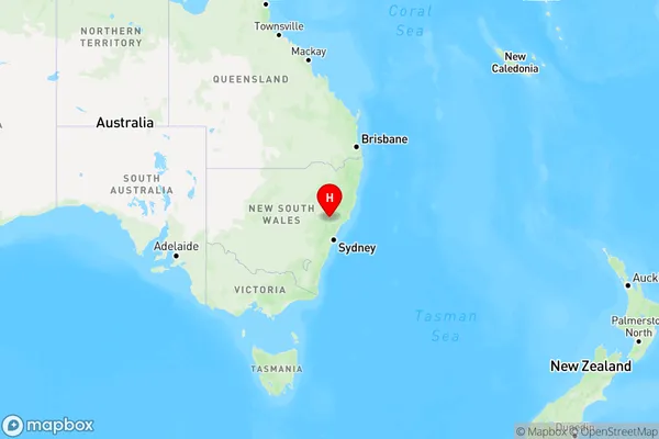 Appletree Flat,New South Wales Region Map