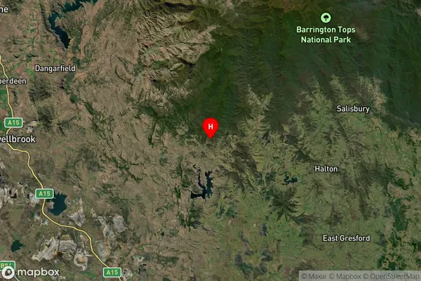 Carrowbrook,New South Wales Satellite Map