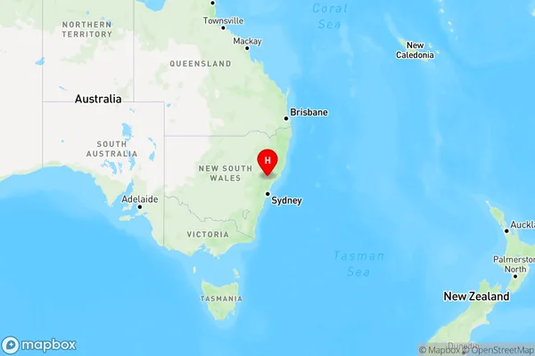 Combo,New South Wales Region Map