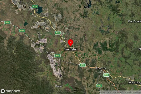 Dunolly,New South Wales Satellite Map