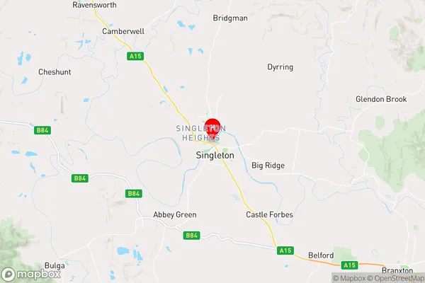 Dunolly,New South Wales Area Map