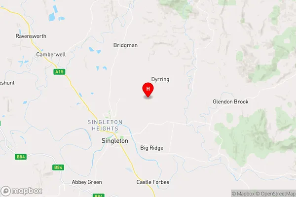 Dyrring,New South Wales Area Map