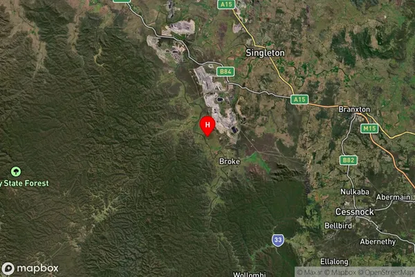 Fordwich,New South Wales Satellite Map