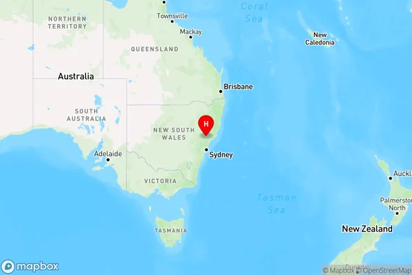 Gowrie,New South Wales Region Map