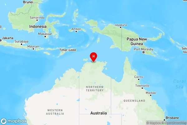 Oenpelli,Northern Territory Region Map