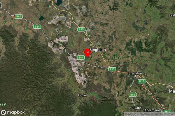 Hambledon Hill,New South Wales Satellite Map