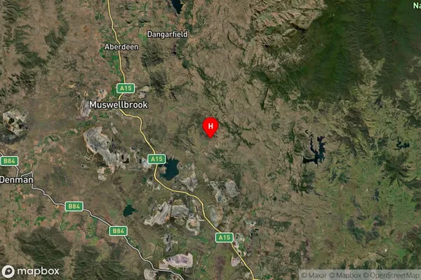 Hebden,New South Wales Satellite Map