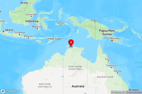 Point Stephens,Northern Territory Region Map