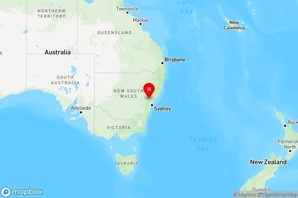 Putty,New South Wales Region Map