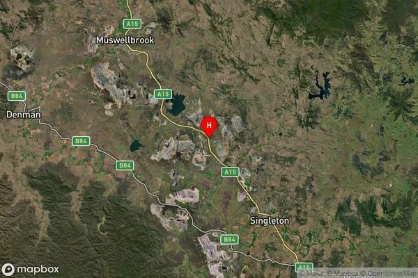 Ravensworth,New South Wales Satellite Map