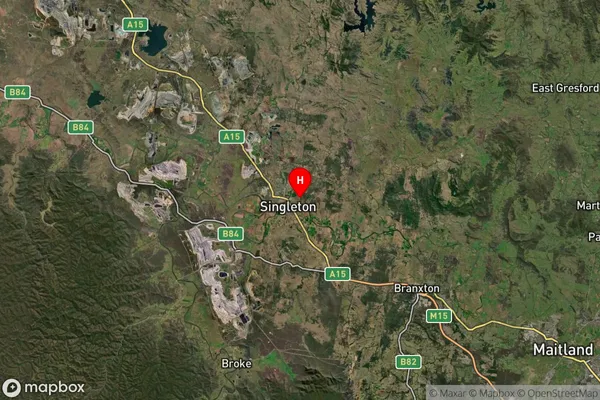 Redbournberry,New South Wales Satellite Map