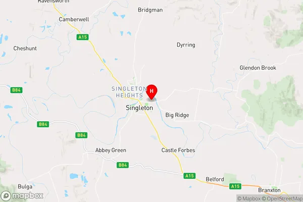 Redbournberry,New South Wales Area Map