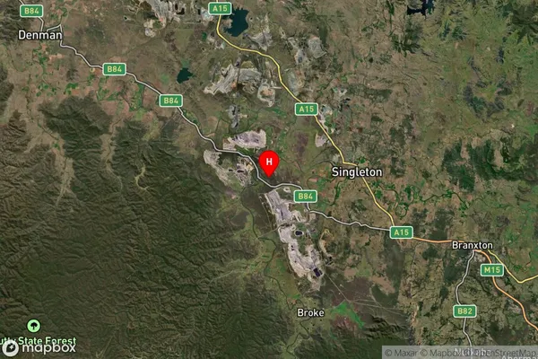 Warkworth,New South Wales Satellite Map