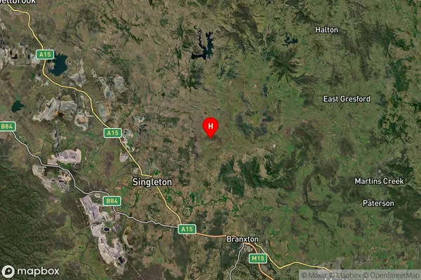 Westbrook,New South Wales Satellite Map