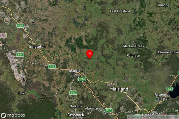 Dalwood,New South Wales Satellite Map