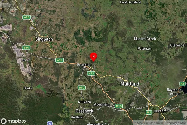 Leconfield,New South Wales Satellite Map