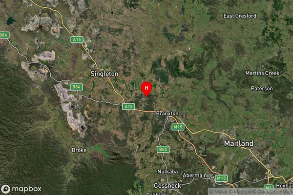 Lower Belford,New South Wales Satellite Map