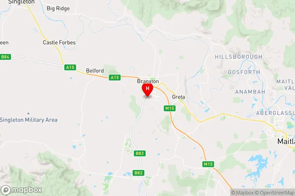 North Rothbury,New South Wales Area Map