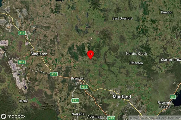 Stanhope,New South Wales Satellite Map