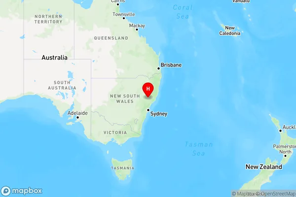 Rouchel,New South Wales Region Map