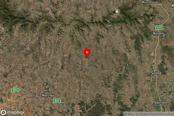 Kars Springs,New South Wales Satellite Map