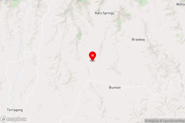 Kars Springs,New South Wales Area Map