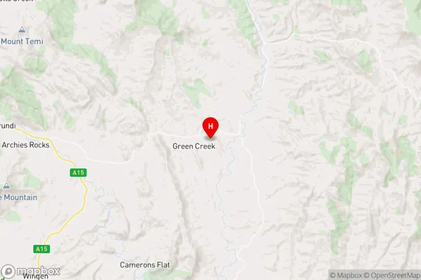 Green Creek,New South Wales Area Map