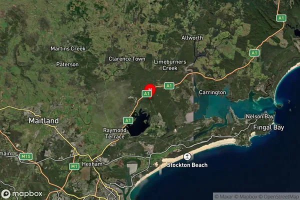 Ferodale,New South Wales Satellite Map