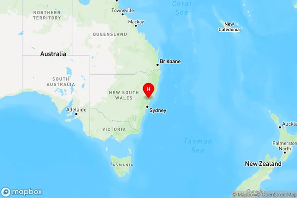 Allandale,New South Wales Region Map