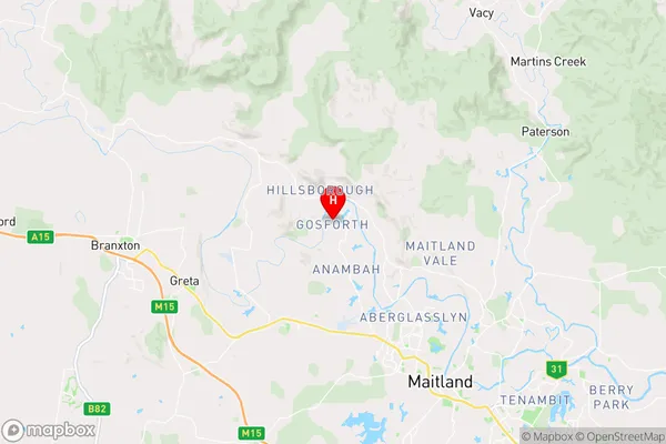 Gosforth,New South Wales Area Map